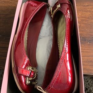 Juicy couture patent leather flats